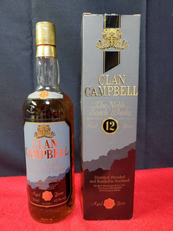 丸2買取本舗 W :未開栓古酒 CLANCAMPBELL クランキャンベル 12年 