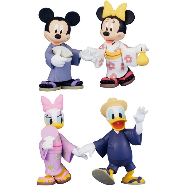 ディズニー キャラクター シーズナブル コレクション 夏祭り編 全4種 ミッキー ミニー デイジー ドナルド フィギュア 浴衣 着物 甚平 その他 売買されたオークション情報 Yahooの商品情報をアーカイブ公開 オークファン Aucfan Com