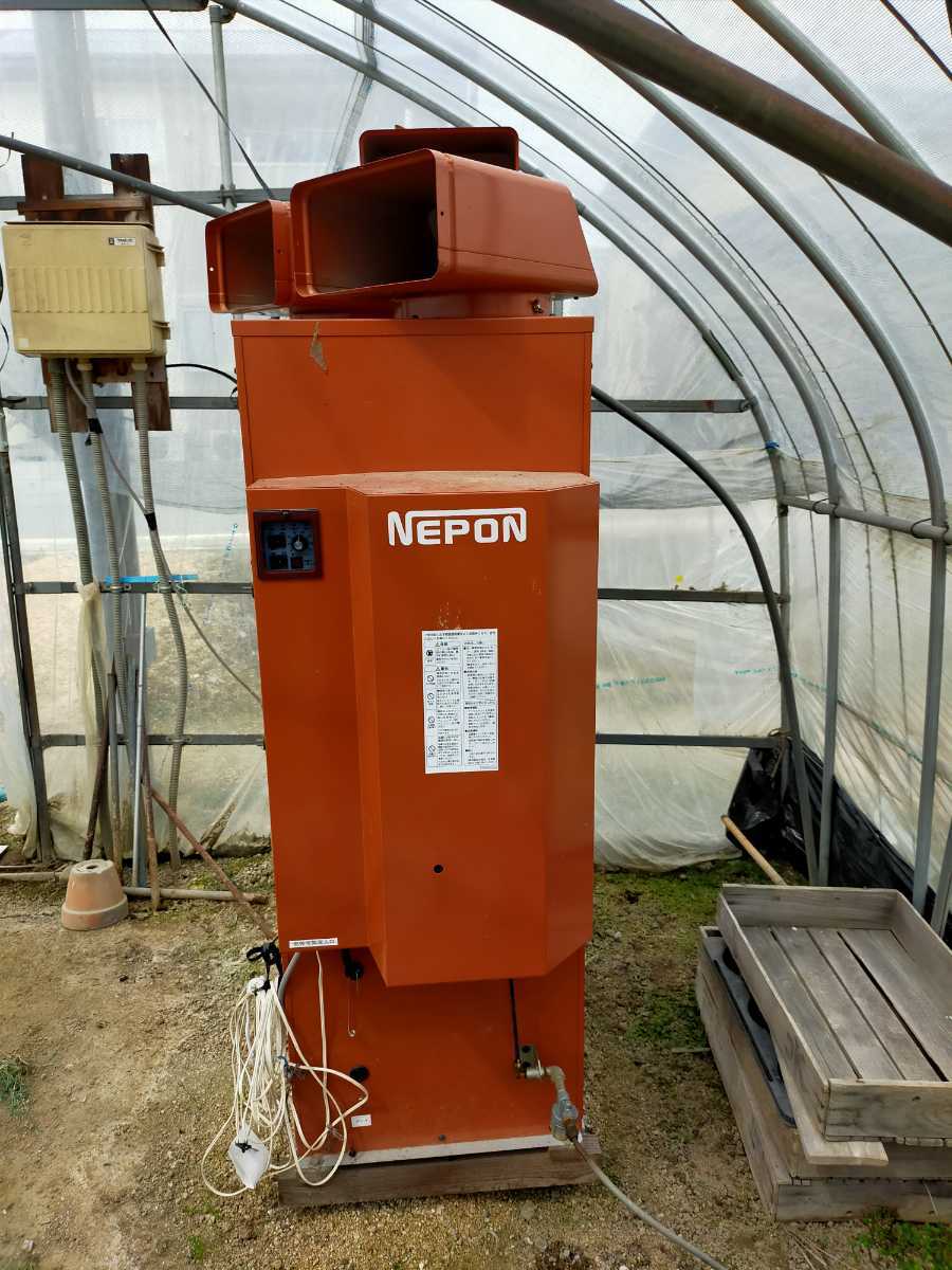 小型温風機 KA-125 小型温風器(ネポン KA-325E)+オイルタンク