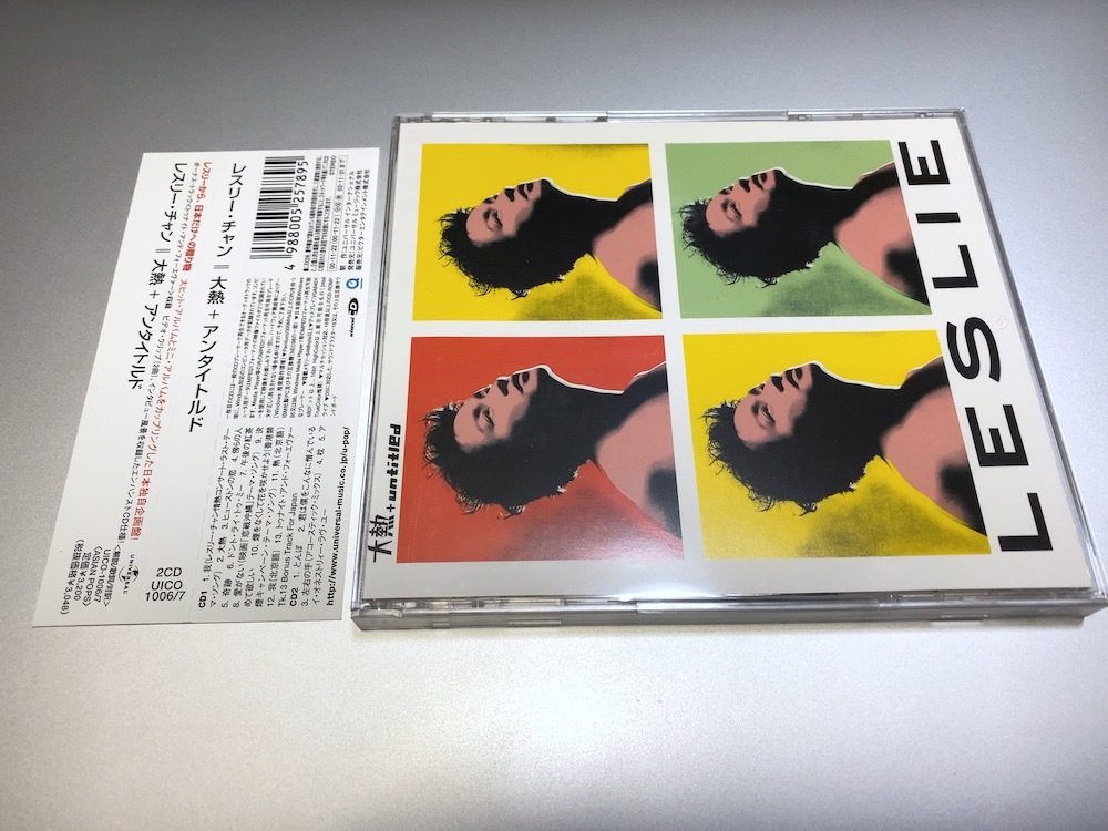 新品☆ 張國榮(レスリー・チャン) 永遠張國榮 2CD 台湾版 2000年 永遠