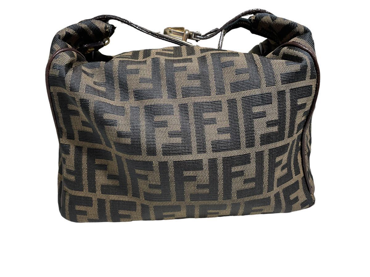 1円(極上品) FENDI フェンディ バニティ ハンドバッグ アクセサリー 