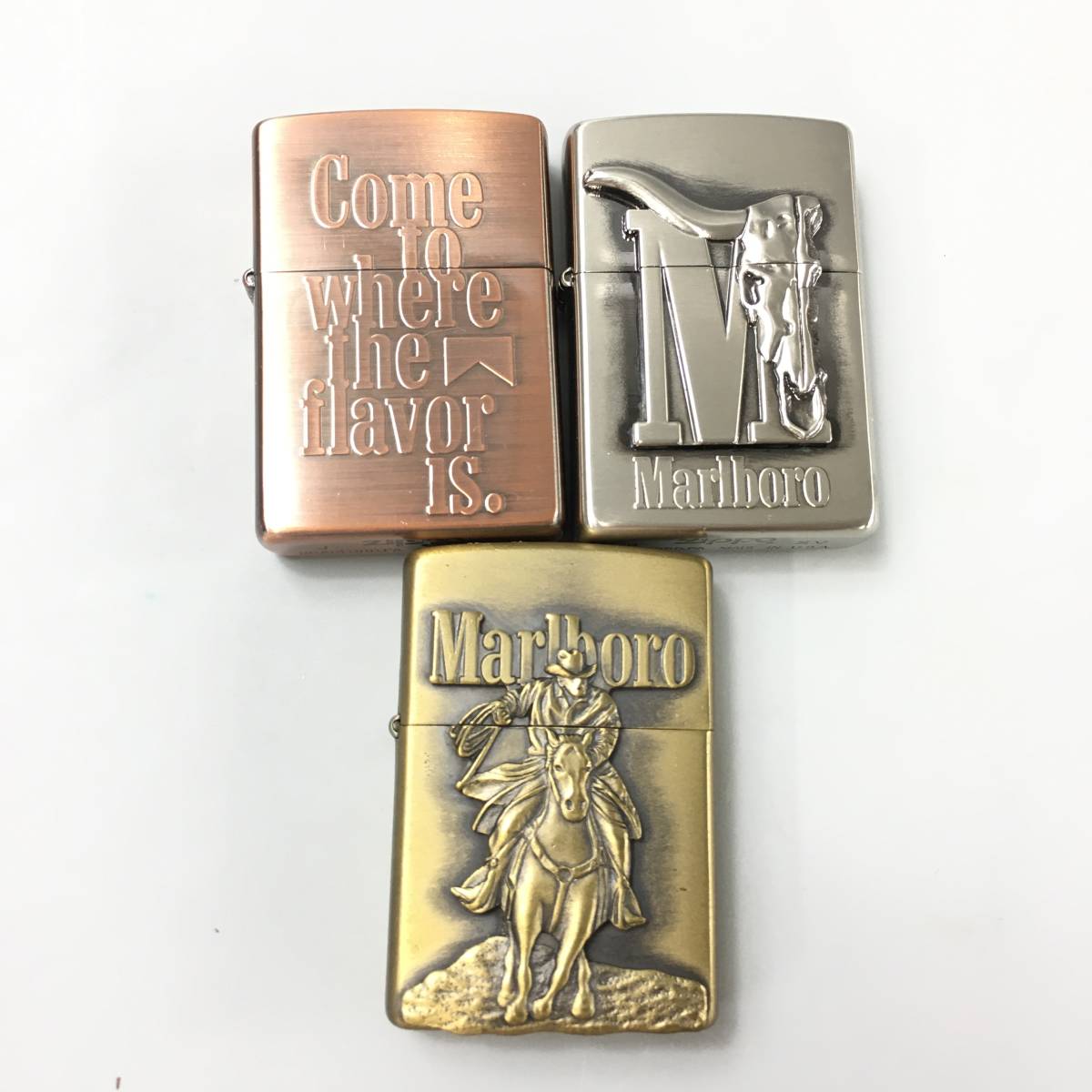 ☆C07161【未使用保管品】ZIPPO ジッポー/オイルライター/マルボロ 