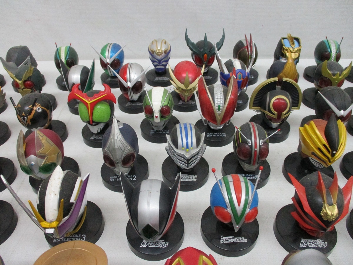 9919Y 仮面ライダー マスコレ 大量 100体 マスクコレクション 