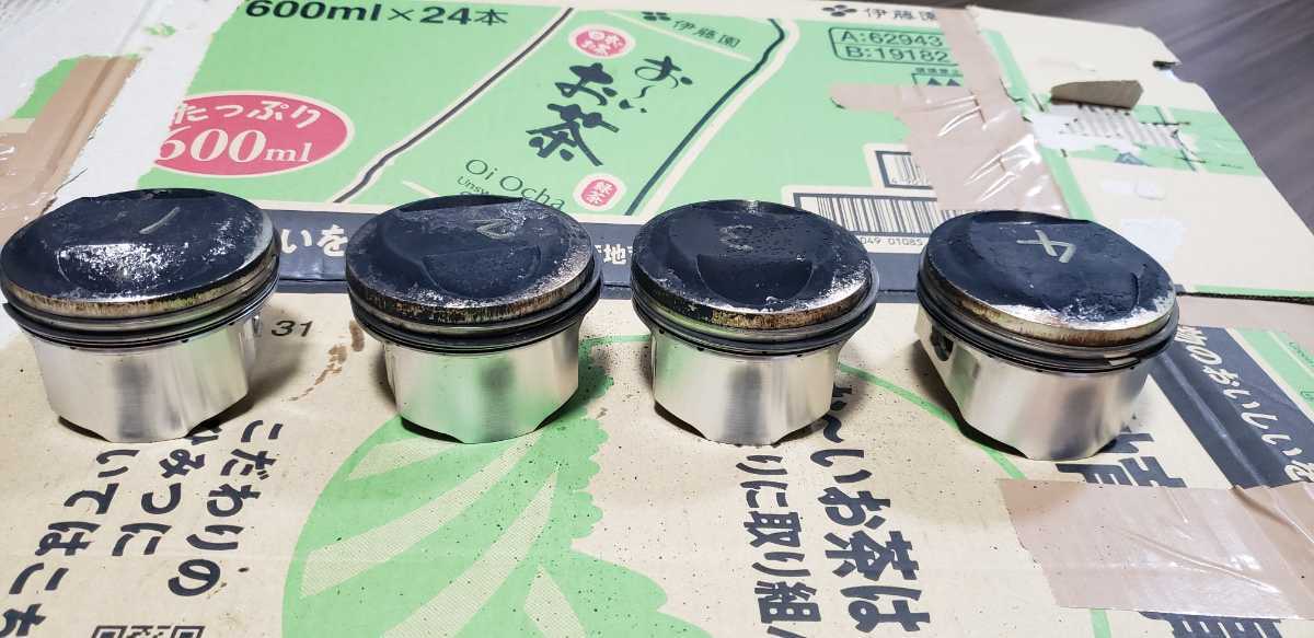 ON　4袋まとめ売り ゼファー1100 JEピストンキット 76mm ボーリング済みシリンダー メタル