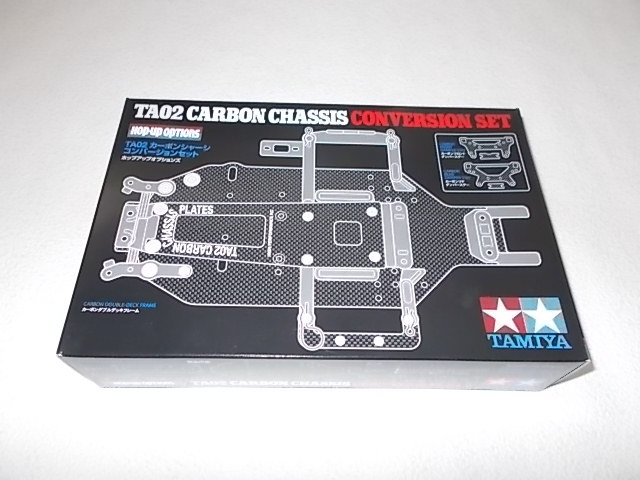 タミヤ TA02に TA02カーボンシャーシ コンバージョンセット 田宮