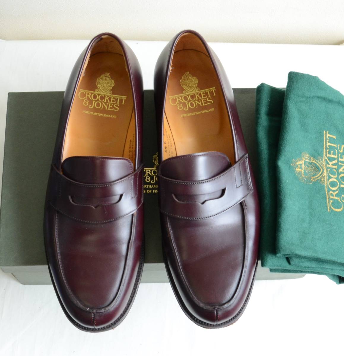 英国製 クロケット＆ジョーンズ ローファー LINCOLN 8.5E LINCOLN 