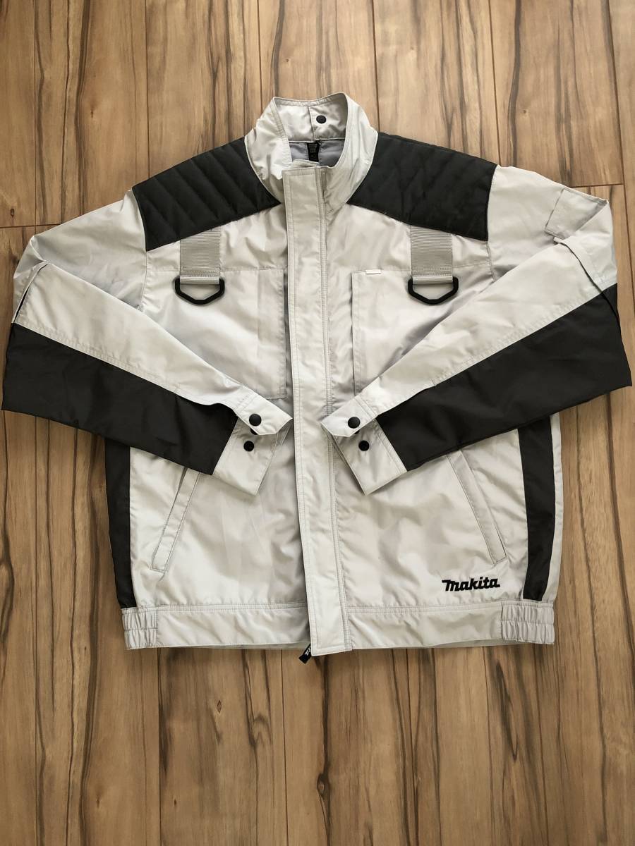 ジャンク動作確認済マキタ　ファンジャケットLL サイズ部品各種　空調服　切れ目有 ジャンク品】 Makita 空調服 ファン付き Lサイズ グレー Makita 空調服