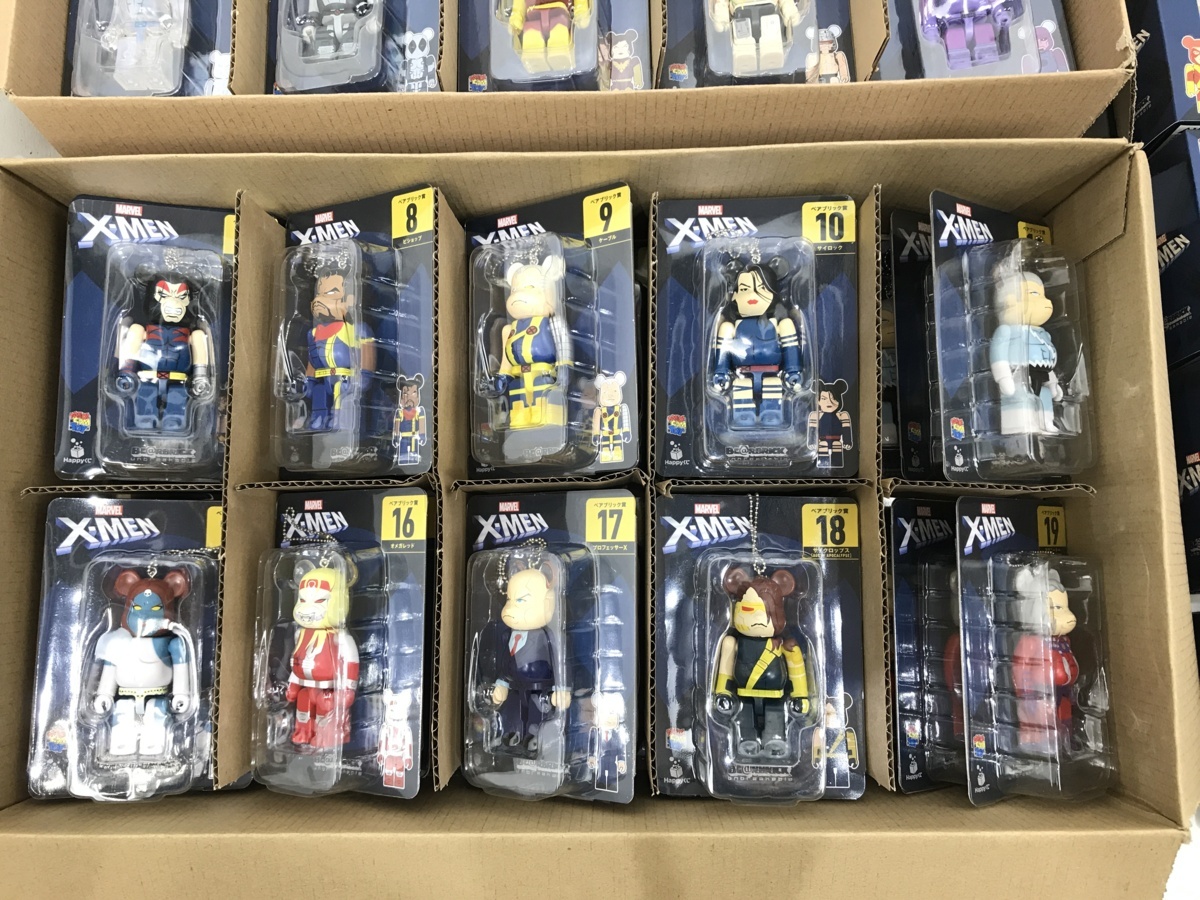 中古美品】☆まとめ売り MARVEL『X-MEN』Happyくじ「BE@RBRICK」セット 