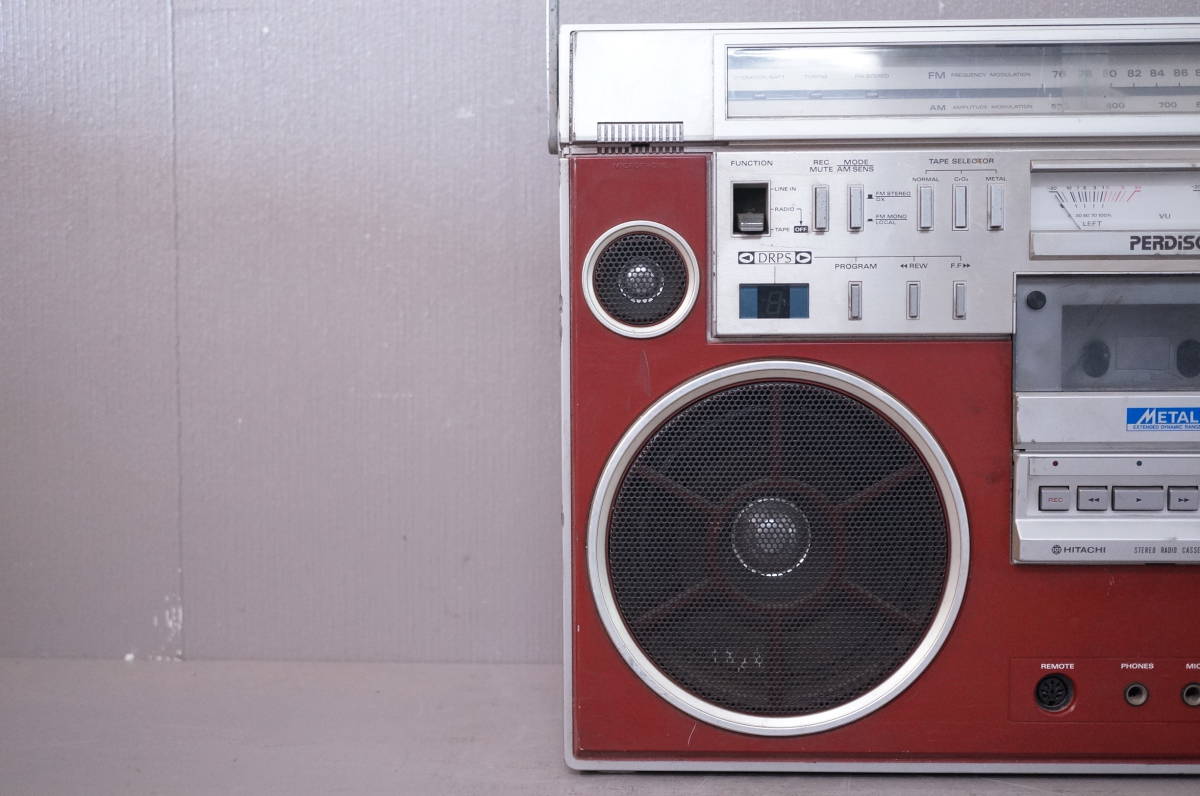 公式送料無料 HITACHI 日立 PERDISCO TRK-8600RM ラジカセ ラジオ FM