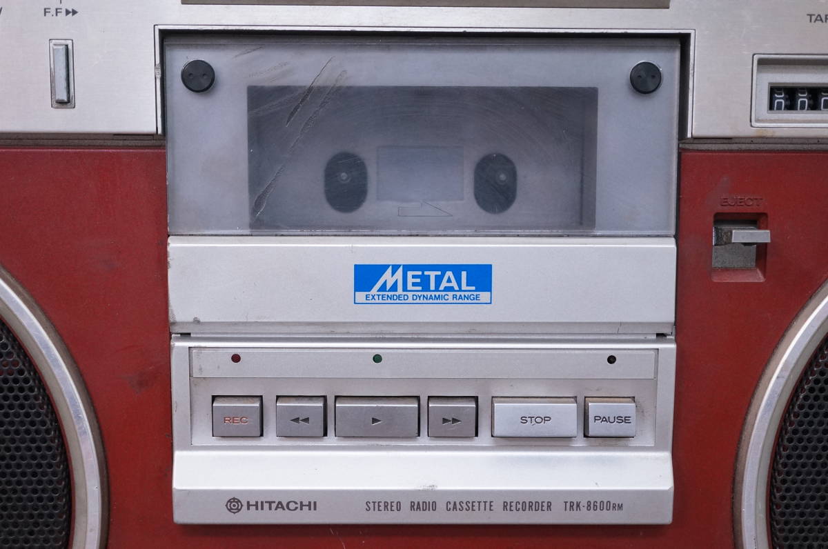 公式送料無料 HITACHI 日立 PERDISCO TRK-8600RM ラジカセ ラジオ FM