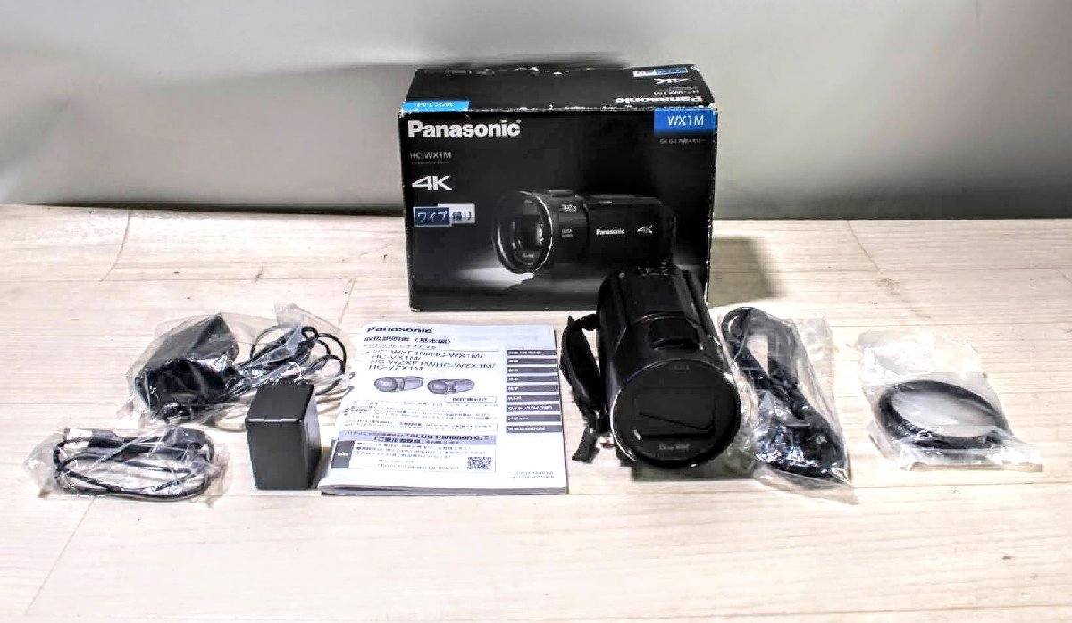 No.3916 Panasonic HC-WX1M パナソニック デジタル4Kビデオカメラ 備品
