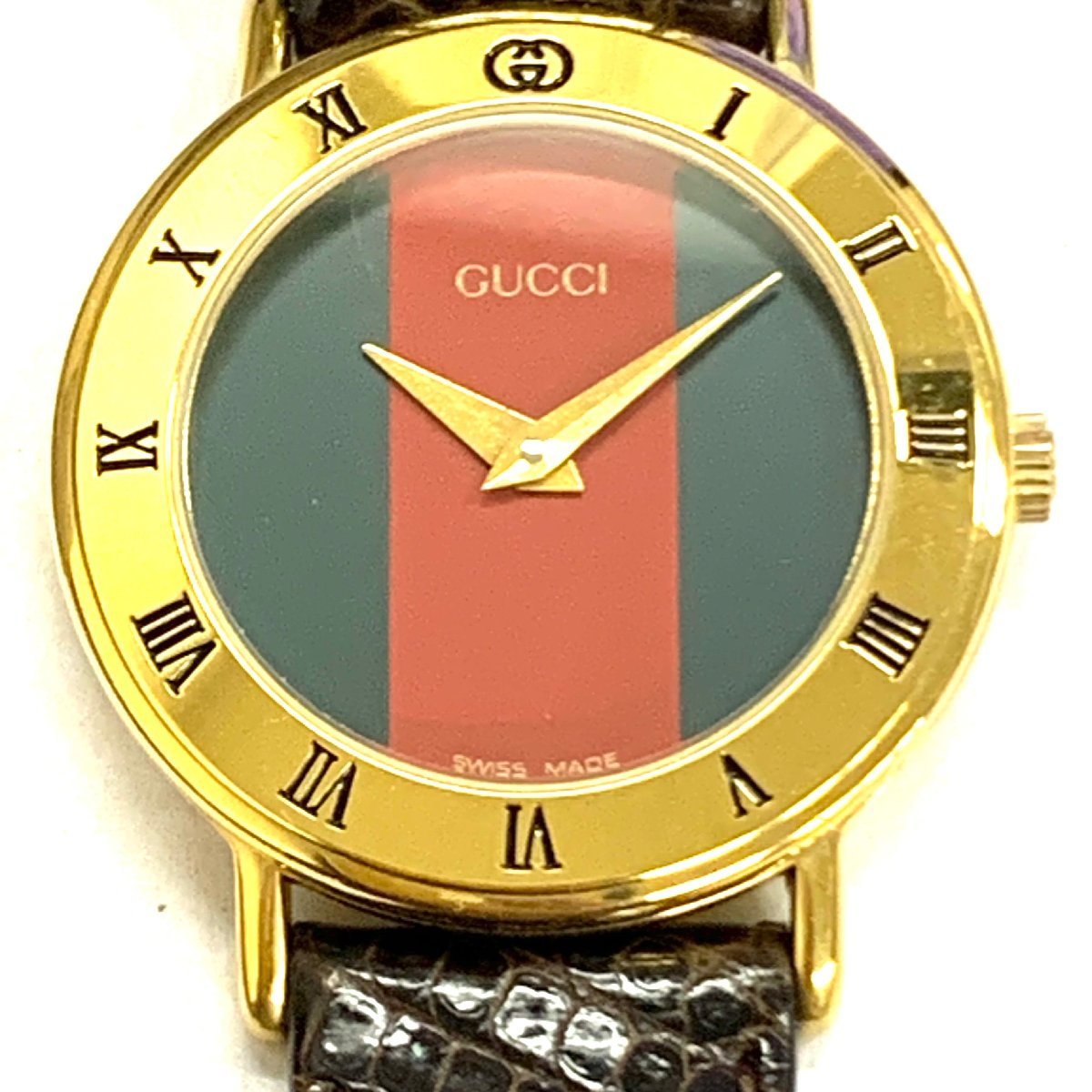 ◇グッチ GUCCI◇ラウンド 3000.2.L クォーツ 腕時計 レディース 