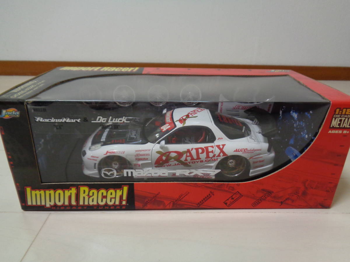 ミニカー jada toys Import Racer APEX i Mazda RX-7 Amazon | Jada Toys 1/18 APEX MAZDA RX-7 FD3S インポートレーサー