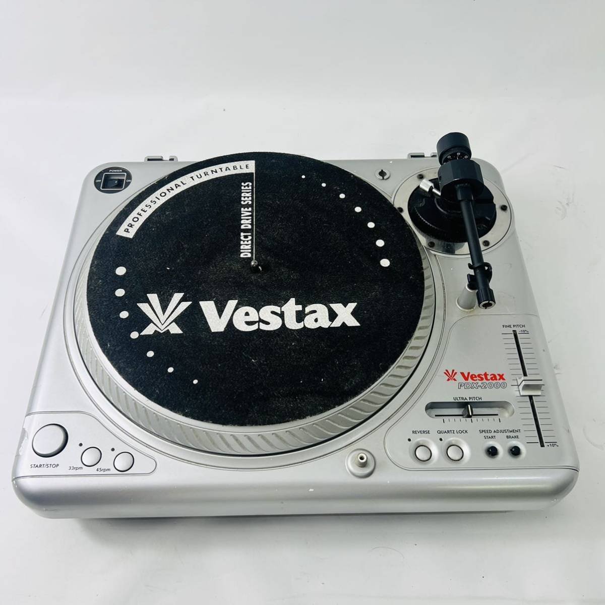 VESTAX PDX-2000 ターンテーブル ベスタクス 通電確認済み オーディオ