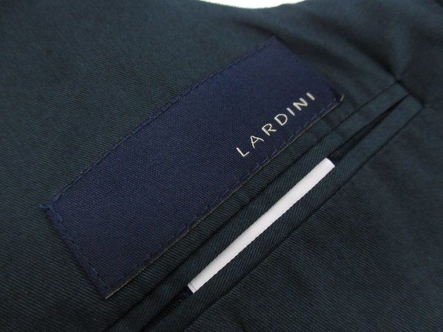 LARDINI ラルディーニ ブートニエール (ラルディーニ) ／国内 ブートニエール（柄チェック）の通販 ■HH 未使用品【ラルディーニ LARDINI】ブートニエール付 微起毛 織柄ベスト ジレ (メンズ) size44 ネイビー系 伊製 ★17MB2398★