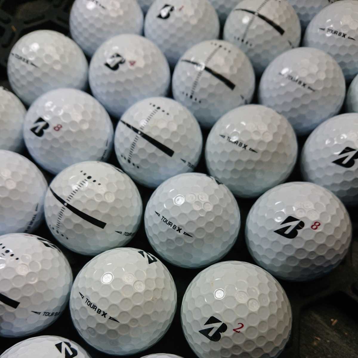 No.696【ロストボール・BRIDGESTONE・TOUR B X'20・ホワイト・Aランク・30球】