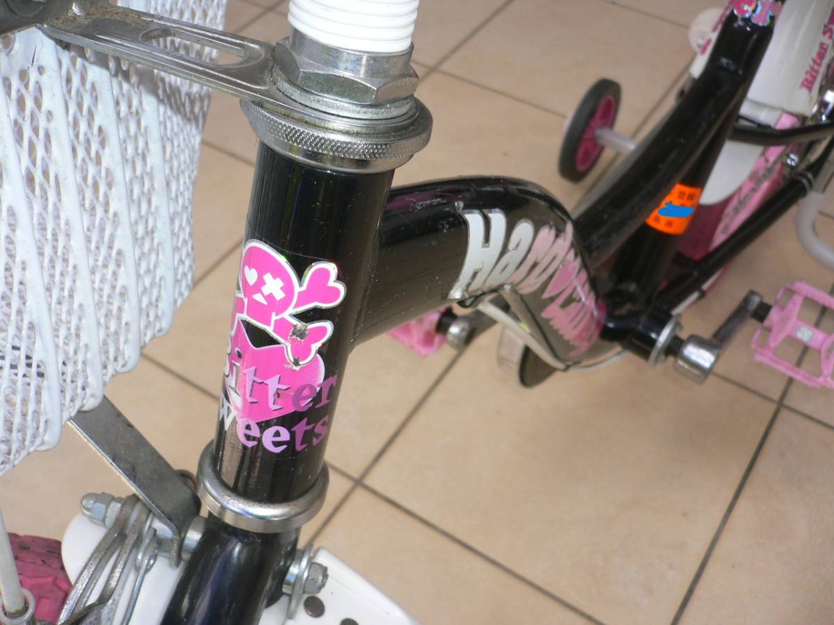 かわいい！ 女の子 Bitter Sweets Hard Candy 自転車 18インチ ハート 