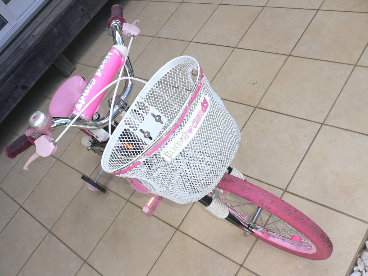 かわいい！ 女の子 Bitter Sweets Hard Candy 自転車 18インチ ハート