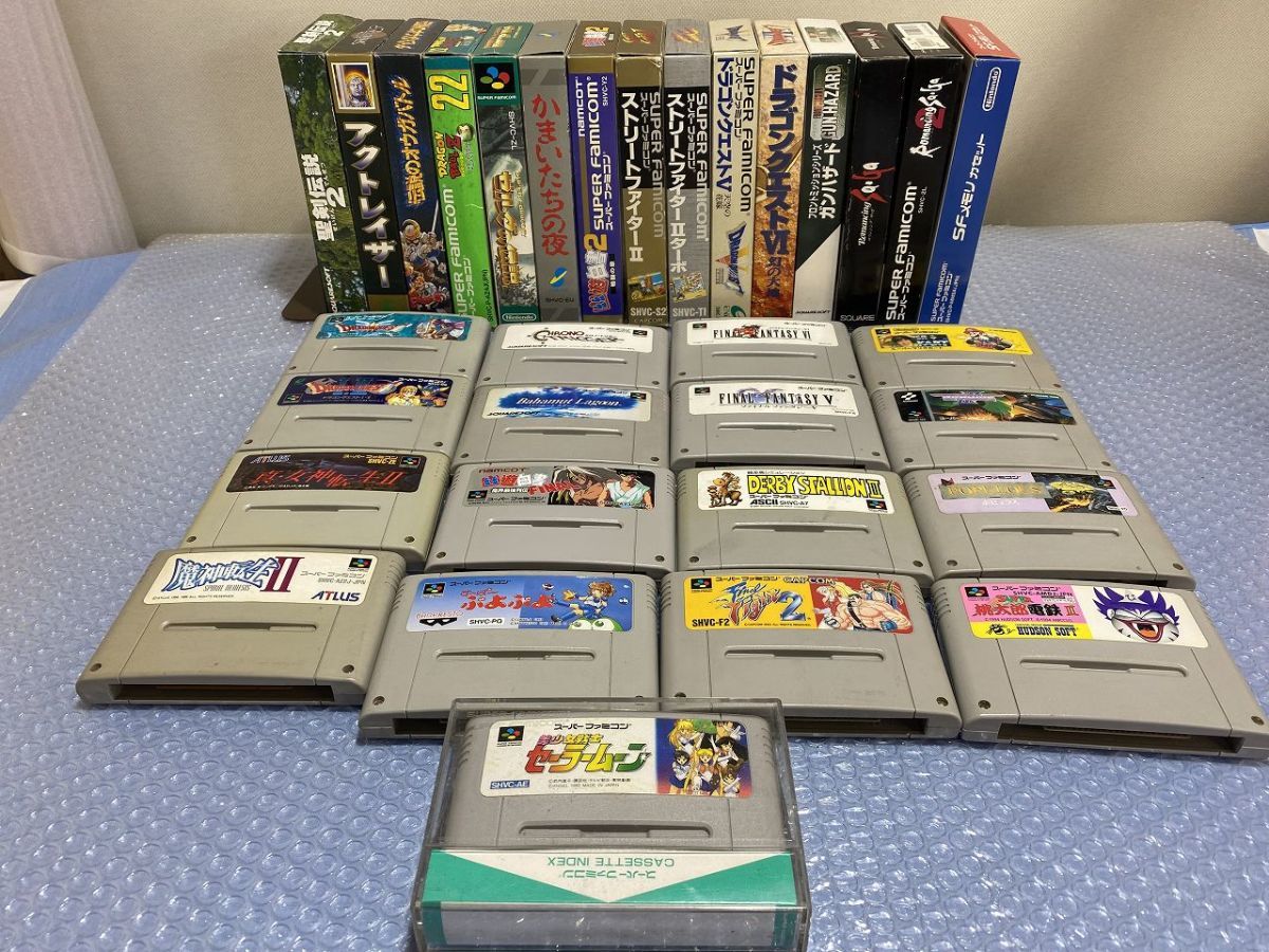  G648 任天堂 スーパーファミコンソフト ジャンク品 ３２本セット(その他)｜売買されたオークション情報、yahooの商品情報をアーカイブ公開 - オークファン タイトル