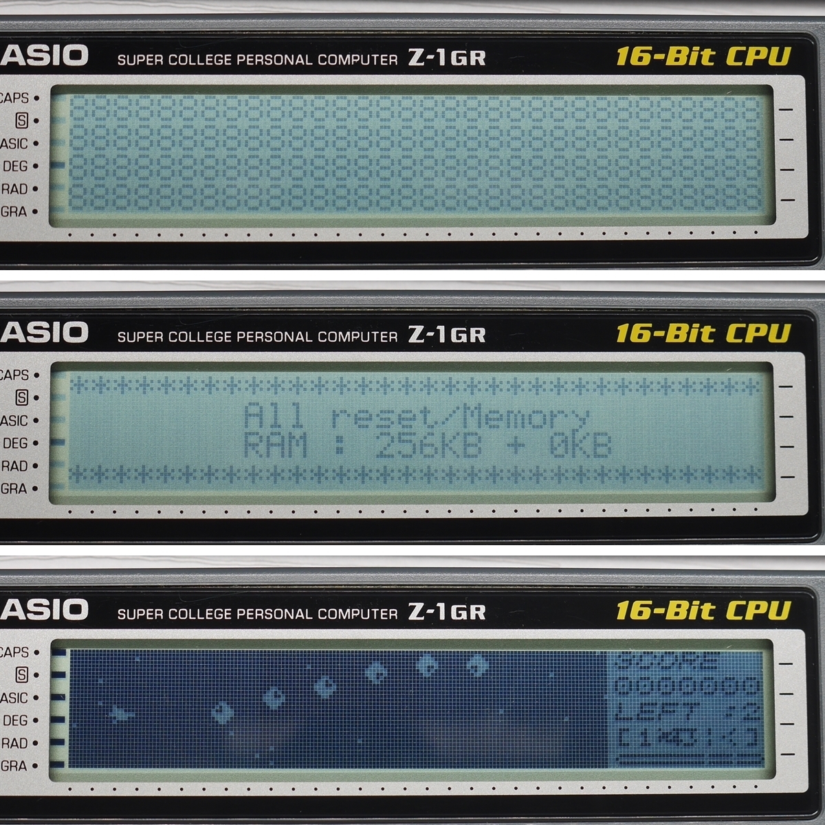 CASIO Z-1GR 中古 メモリ増設 整備済 動作 美品 ポケットコンピュータ 