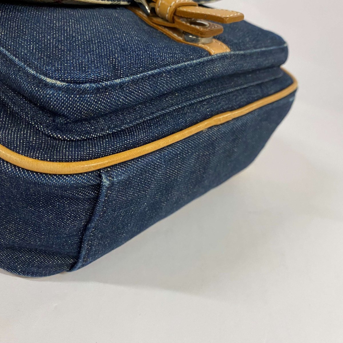 バーバリーブルーレーベル＊デニムバック＊used＊ブルーレーベル 