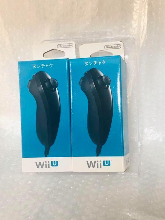 Nintendo WII ヌンチャク クロ　2個セット 新品未開封品