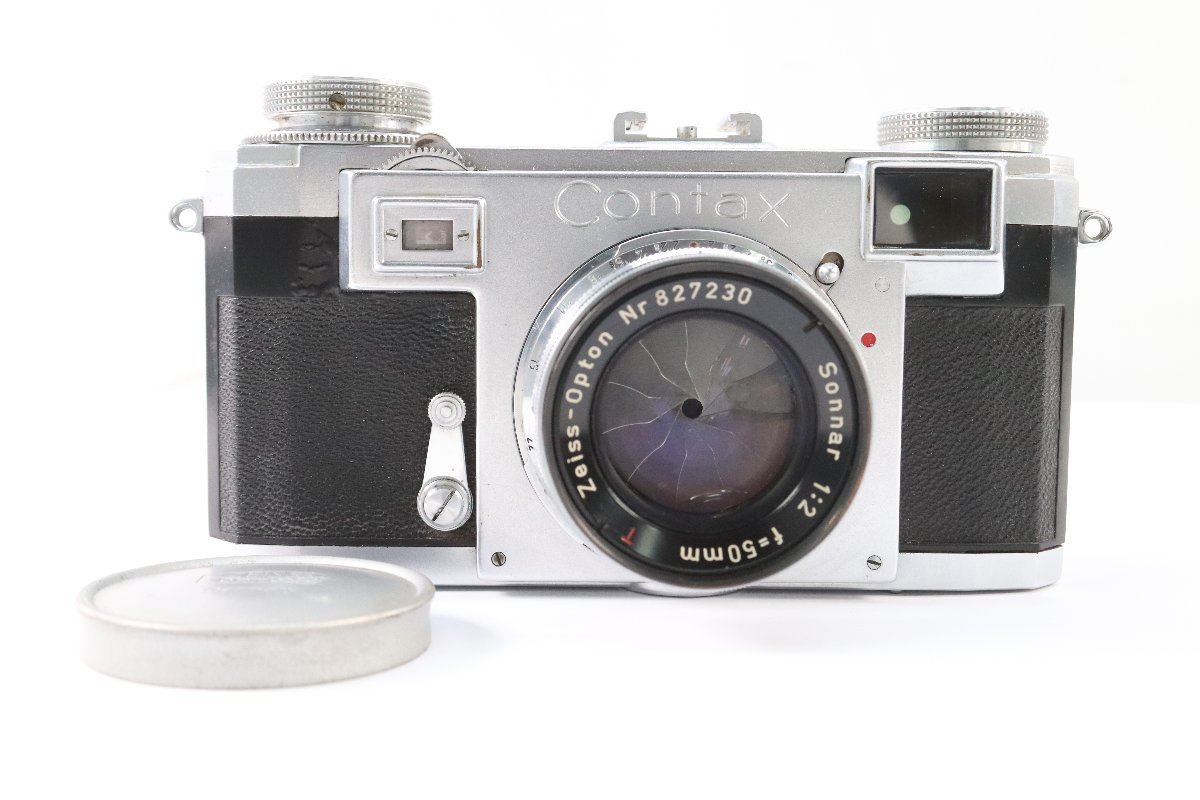 Contax レンジファインダーカメラ 本体Zeiss Opton Sonnar CONTAX コンタックス IIa レンジファインダー フィルムカメラ ZEISS