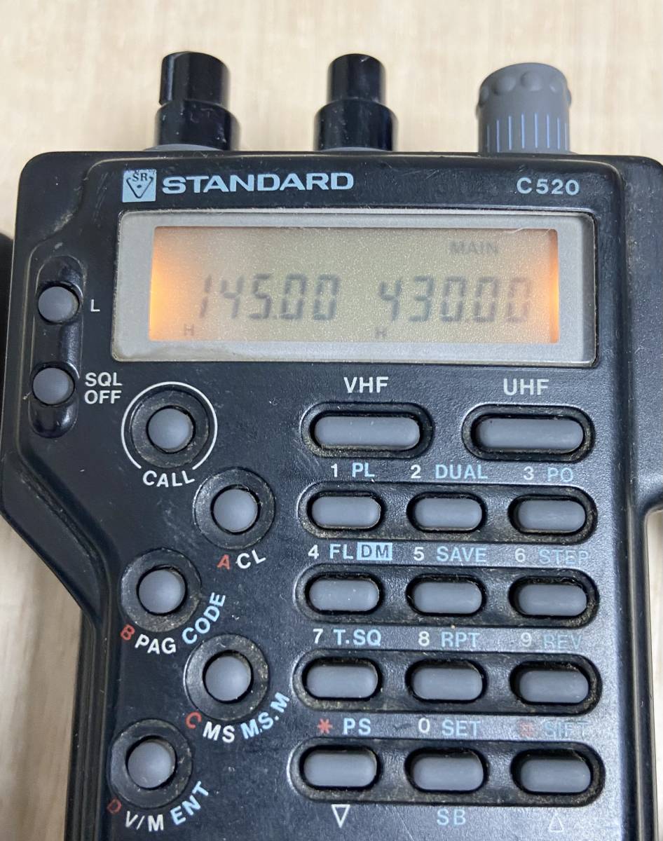 STANDARD C520 144/430 FM ハンディー機 無線機 スタンダードC520