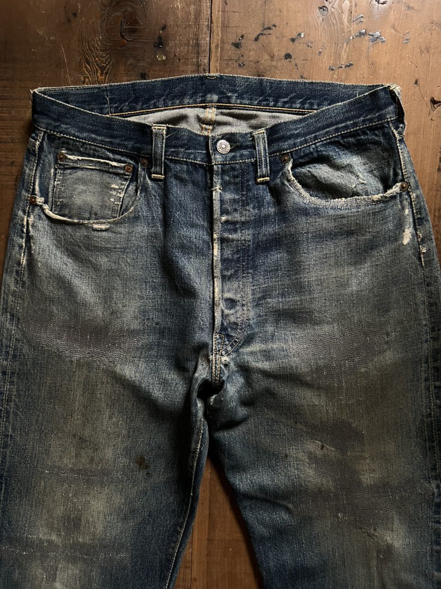 Special 50s Levis 501xx革パッチ初期 隠しリベット 極太ベルトループ ヴィンテージビンテージオリジナル赤耳66前期後期zxx551 W34 売買されたオークション情報 Yahooの商品情報をアーカイブ公開 オークファン Aucfan Com