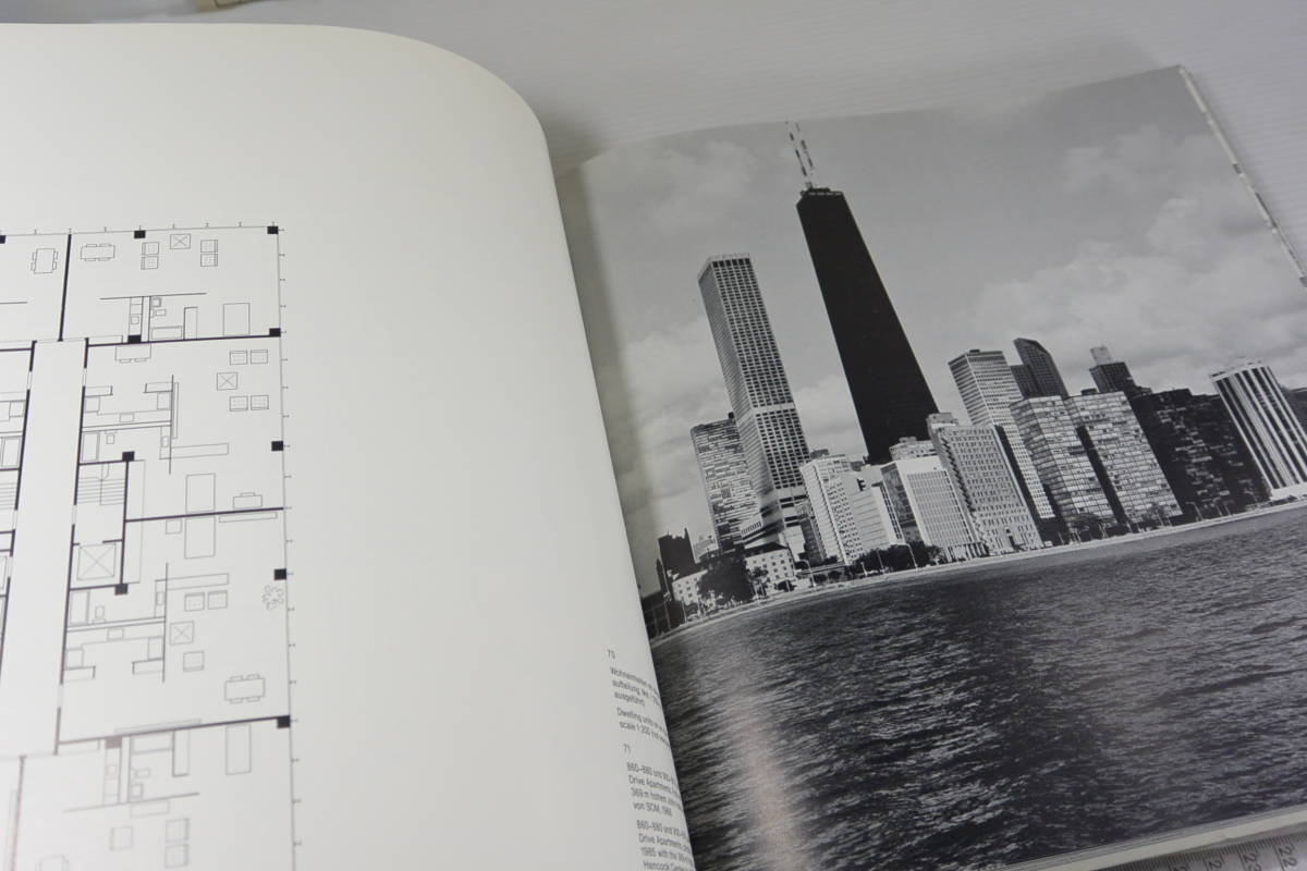 除籍本 洋書 ミース・ファン・デル・ローエ 建築作品集 Mies van der 