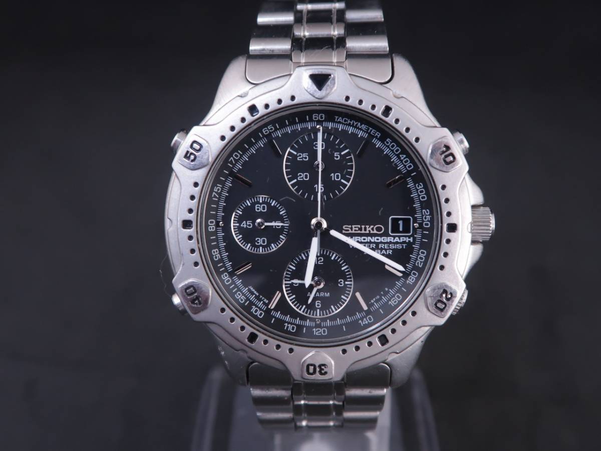 SEIKO セイコー クロノグラフ 7T32-6E40 QZ クオーツ 腕時計 【公式通販】