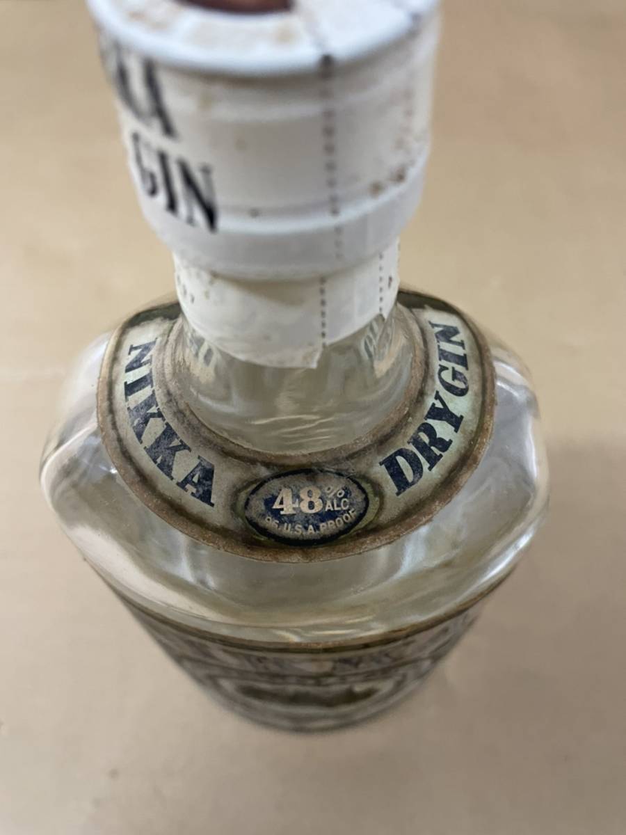 60サイズ【希少】酒 NIKKA ニッカ DRY GIN ドライジン 720ml 48％ スピリッツ 未開栓 ③