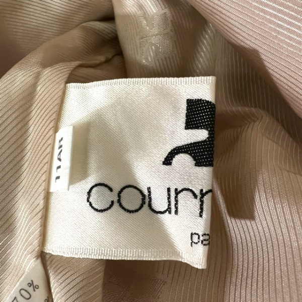 クレージュ COURREGES サイズ11AR M - ベージュ レディース 長袖/冬 コート クレージュ サイズ11AR M ダークネイビー 長袖&frasl;リボン&frasl;冬 入卒式フォーマル