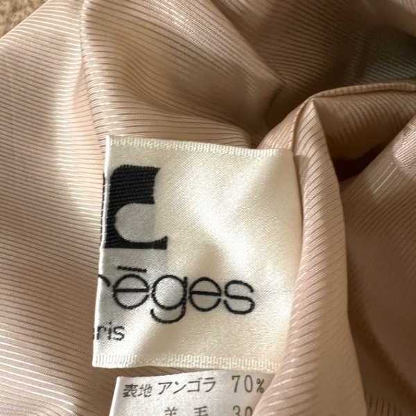 クレージュ COURREGES サイズ11AR M - ベージュ レディース 長袖/冬 コート クレージュ サイズ11AR M ダークネイビー 長袖&frasl;リボン&frasl;冬 入卒式フォーマル