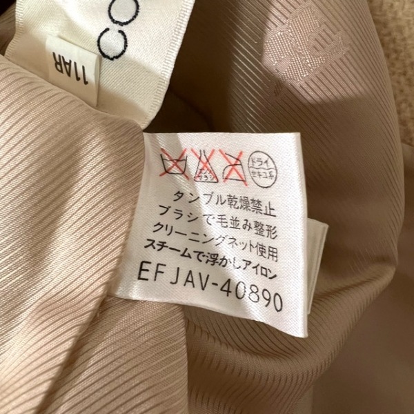 クレージュ COURREGES サイズ11AR M - ベージュ レディース 長袖/冬 コート クレージュ サイズ11AR M ダークネイビー 長袖&frasl;リボン&frasl;冬 入卒式フォーマル