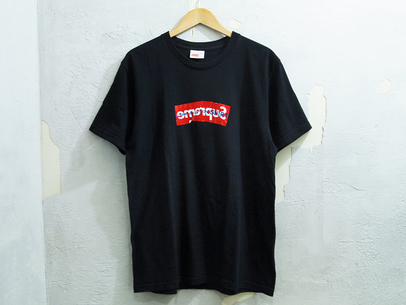 des SHIRT Supreme COMME GARCONS Logo Box Garcons Comme Des Lサイズ 