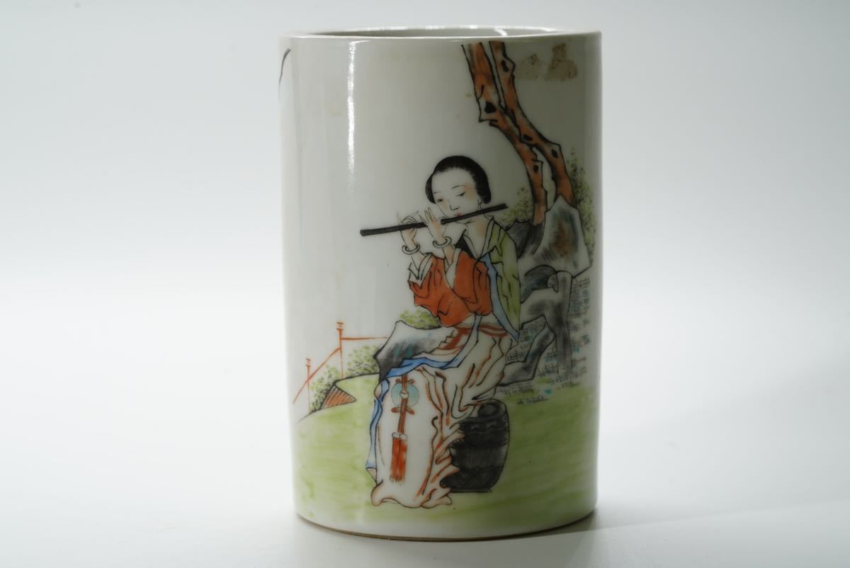中国古玩 洪憲年製 花瓶 粉彩 時代物 中国美術 1916年 f444 【公式通販】