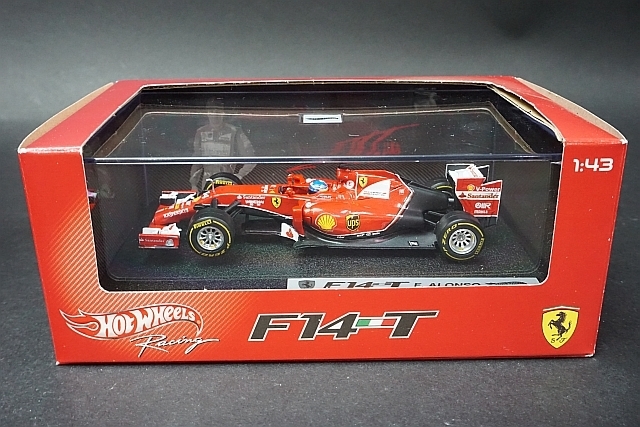 Hot Wheels ホットウィール 1/43 FERRARI フェラーリ F14-T F.アロンソ 2014 #14 BLY69