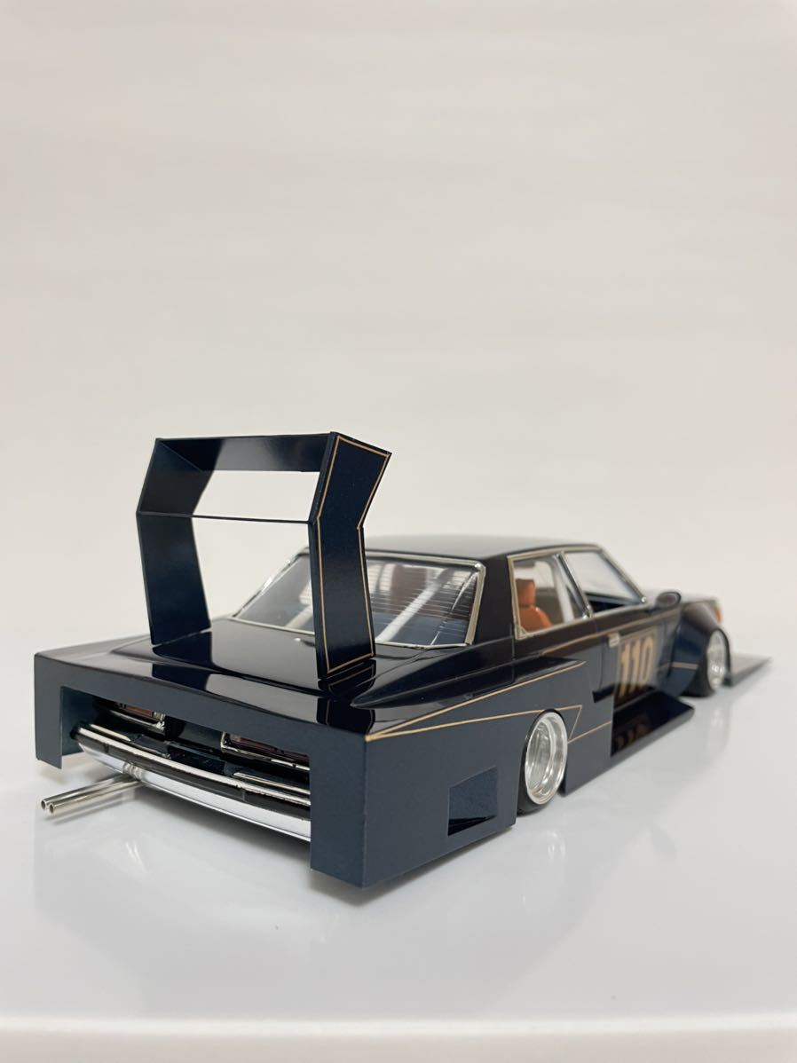 1円スタート 1/24 クラウン プラモデル 完成品 旧車 街道レーサー 