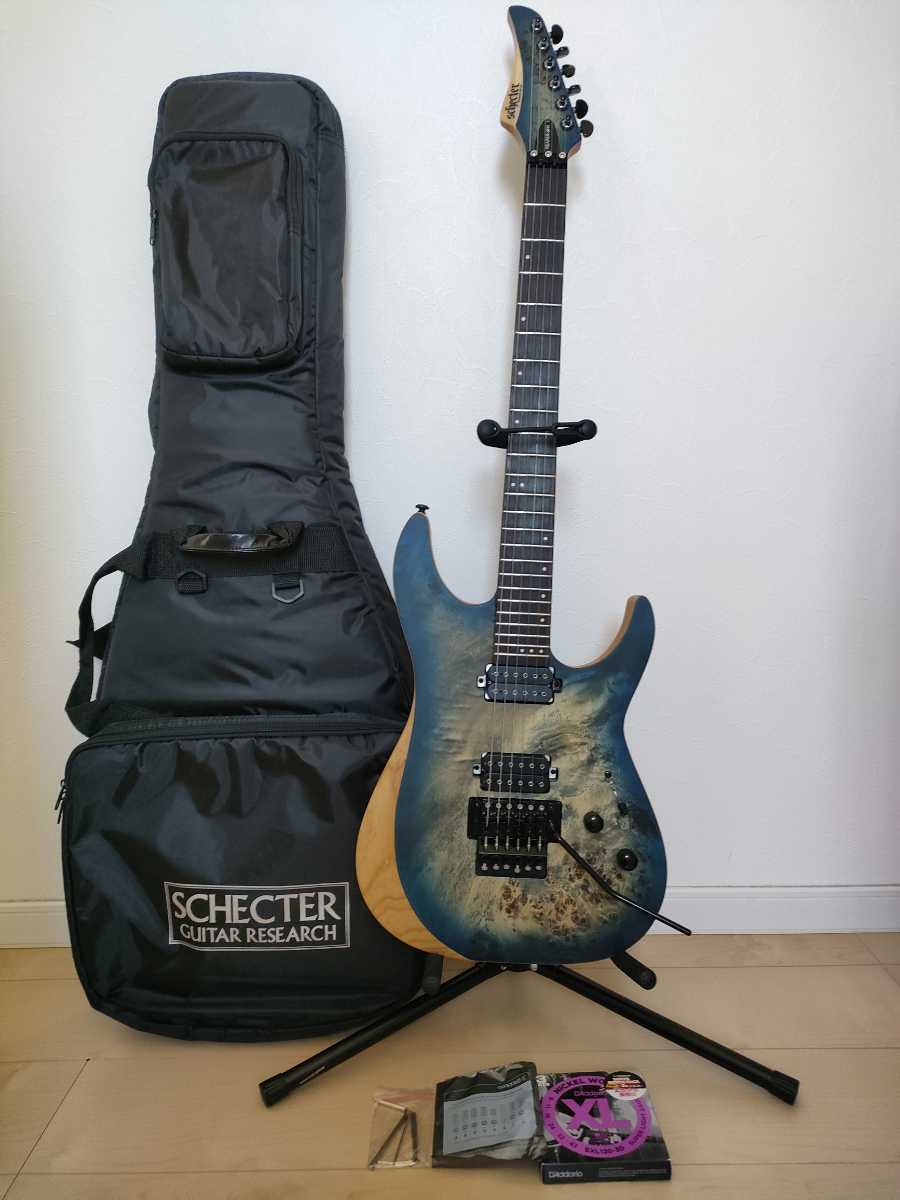 未使用に近い！送料無料！SCHECTER (シェクター) Reaper-6 FR Satin