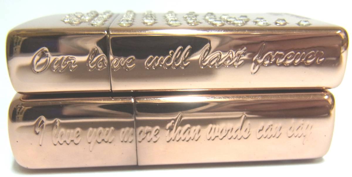 ZIPPO ジッポ ペア ハートストーン BRADFORD.PA ハート木箱ケース入り 