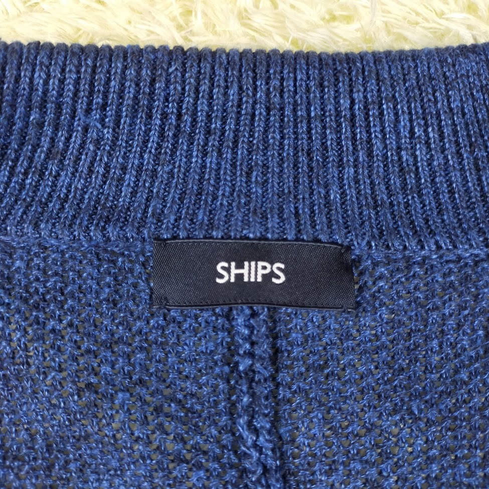 極上ニット☆SHIPS 厳選春夏素材【上質リネン100%×ナチュラル