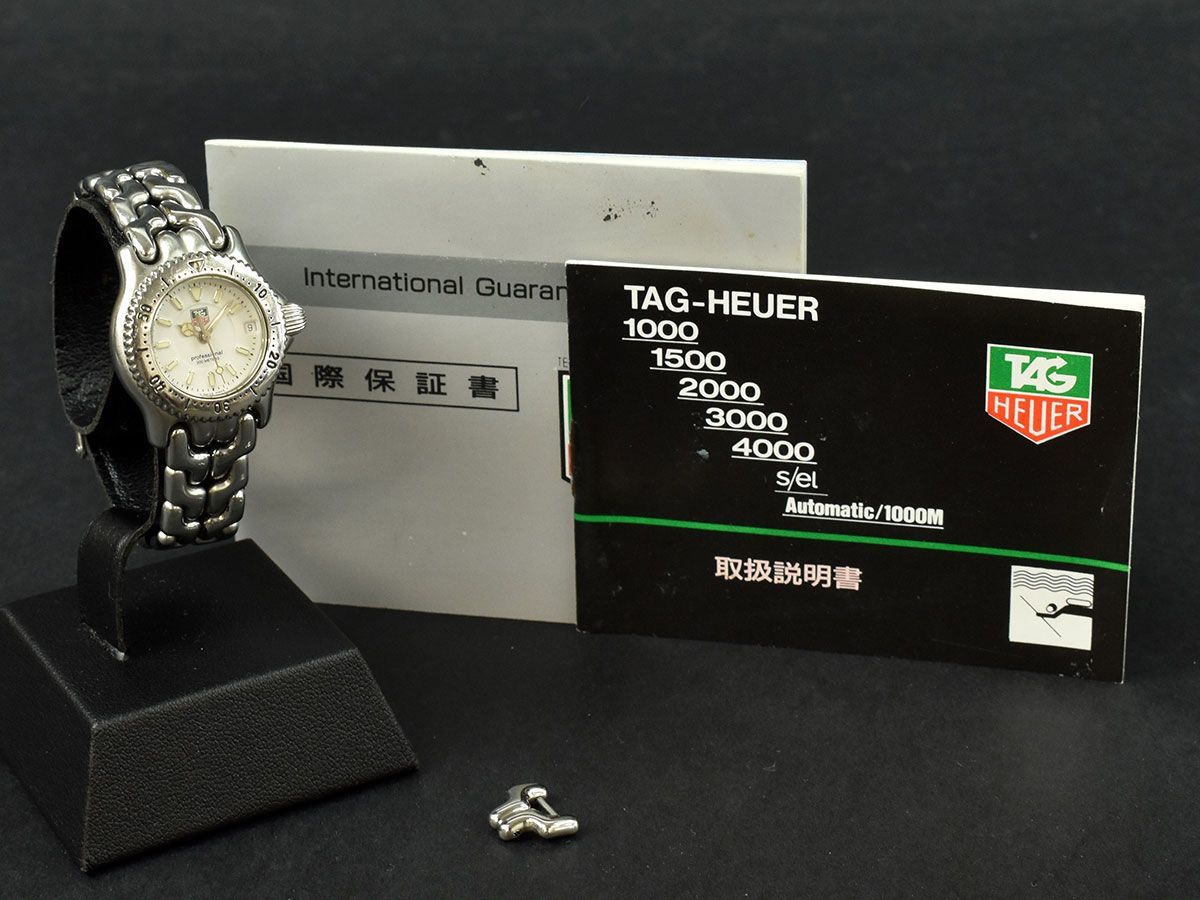 126602☆ 動作確認済 TAG Heuer タグホイヤー セル 腕時計 デイト 日付 