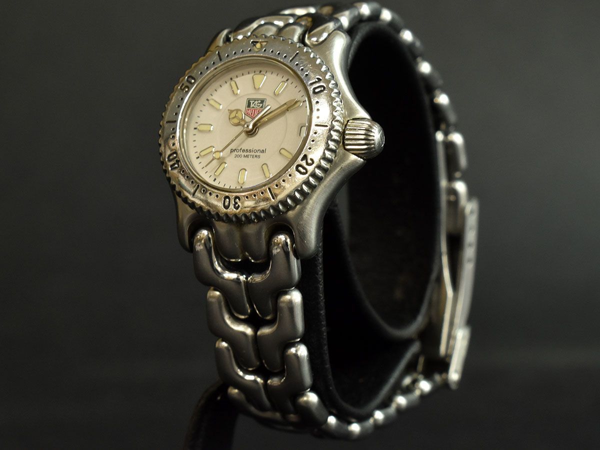 126602☆ 動作確認済 TAG Heuer タグホイヤー セル 腕時計 デイト 日付 