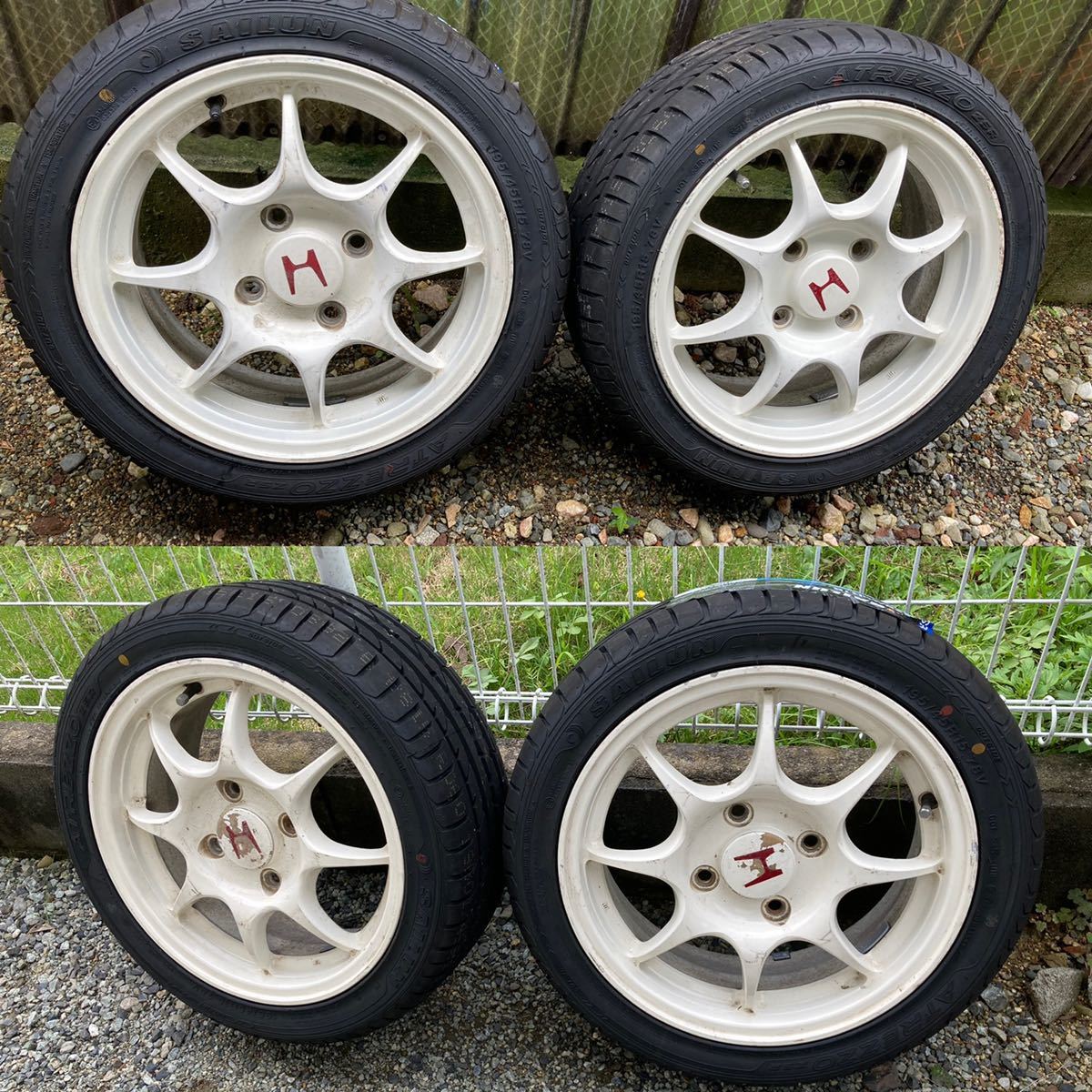ホンダ インテグラ タイプR DC2 純正ホイール タイヤ付き 195/45R15