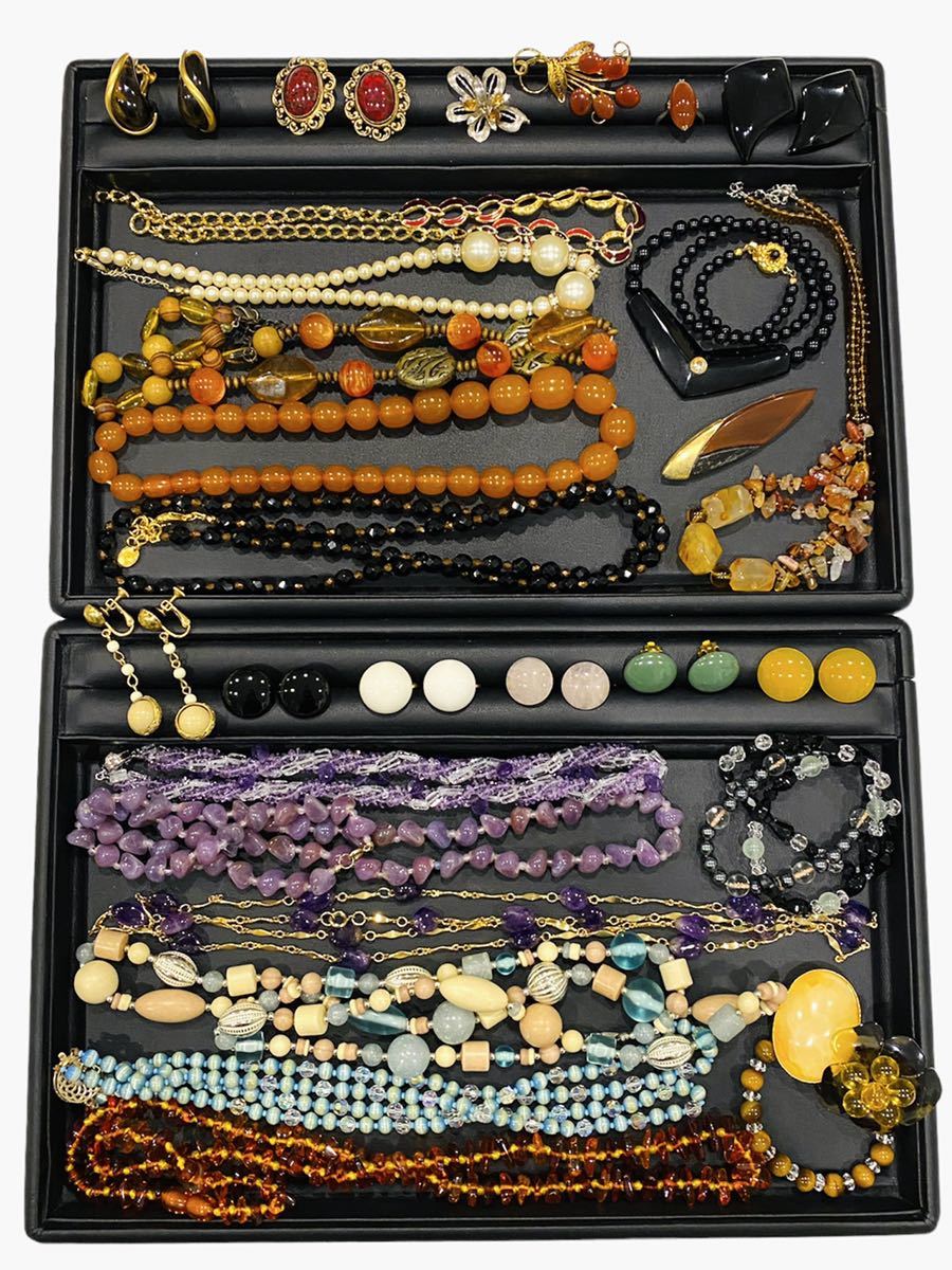 N613】ジュエリーケース イミテーション アクセサリー まとめ セット