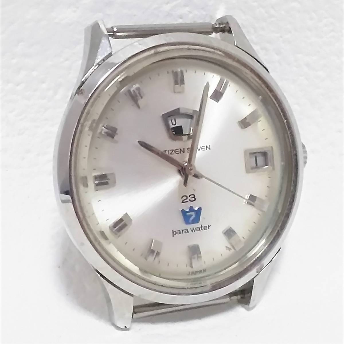 マニア放出品 当時物 アンティーク 腕時計 CITIZEN SEVEN シチズン セブン 60203684 手巻き レトロウォッチ 可動品 希少
