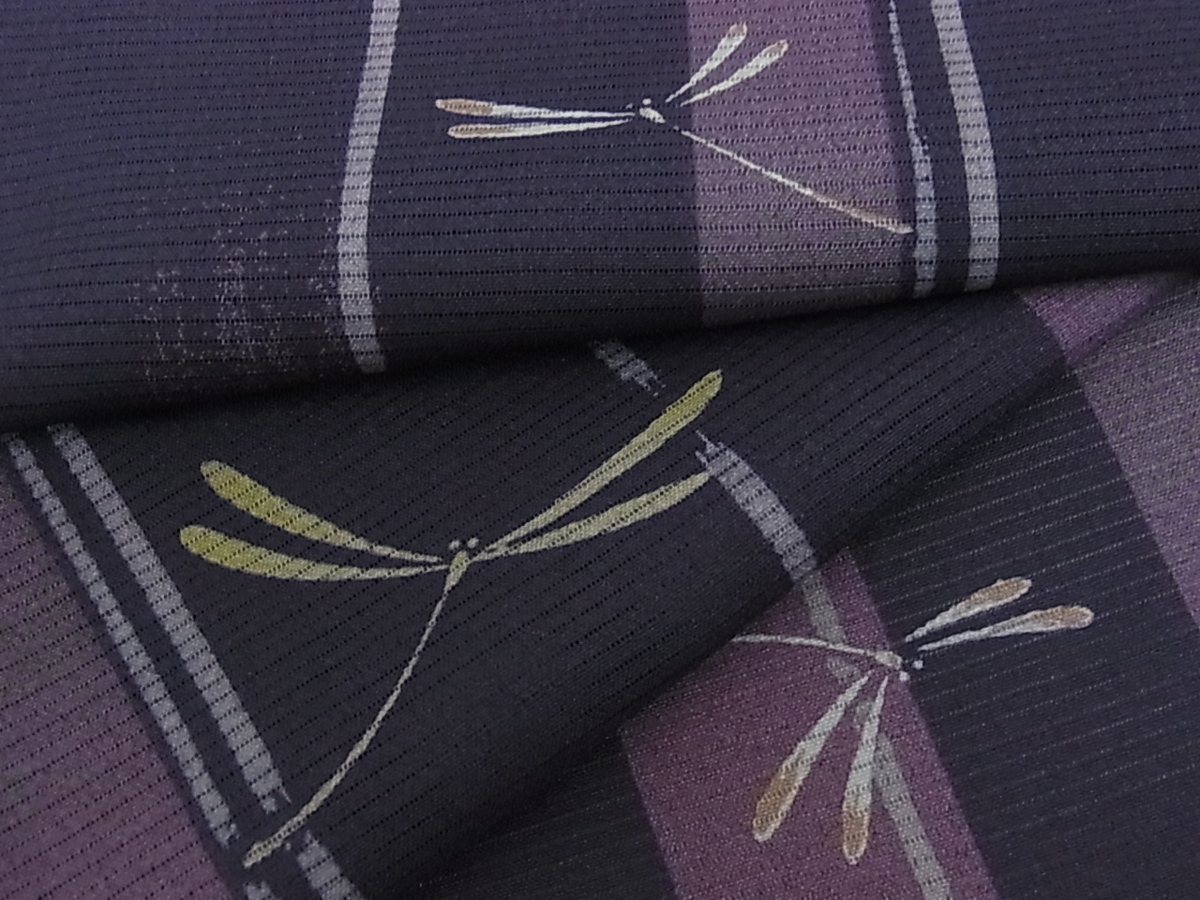 超激得，定番人気 平和屋着物 夏物 小紋 絽 蜻蛉 洗える着物 ap3991(仕立て上がり)｜売買されたオークション情報、yahooの商品情報をアーカイブ公開 - オークファン 仕立て上がり