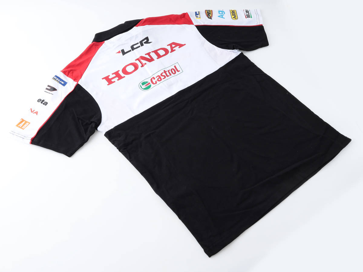 ★本物・正規品 【HONDA LCR】カル・クラッチローモデル ポロシャツ【M】 （検：Cal Crutchlow motogp World Super Bike CBR 1000 RR）