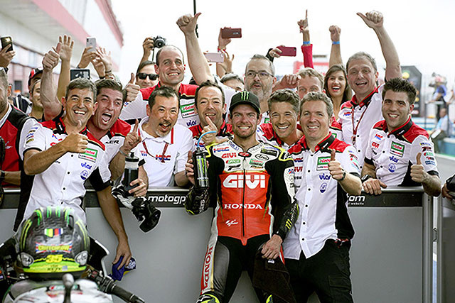 ★本物・正規品 【HONDA LCR】カル・クラッチローモデル ポロシャツ【M】 （検：Cal Crutchlow motogp World Super Bike CBR 1000 RR）